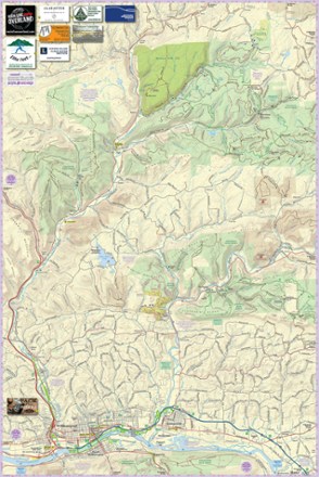 Purple Lizard Maps Loyalsock Pennsylvania State Forest Map 3