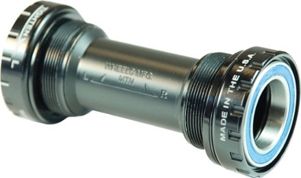 Wheels Manufacturing BSA Outboard Threaded Bottom Bracket with Angular Contact Bearings for 24 mm MTB Crank Spindles 0
