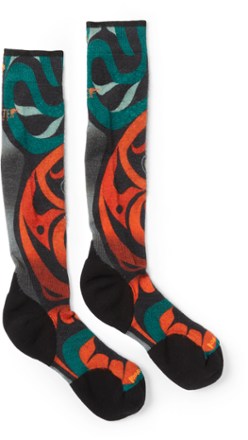 Smartwool Ski Targeted Cushion Trickster Print Over The Calf Socks - Men