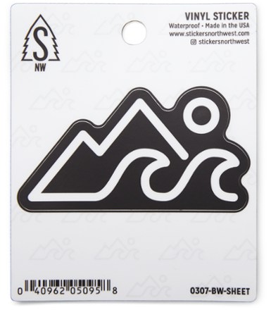 Stickers Northwest Mountains & Waves Sticker 0