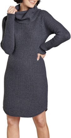 casual turtleneck dress