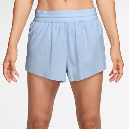 Nike Swift Dri-FIT Mid-Rise 2.5" Brief-Lined Shorts - Women's 0
