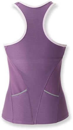 Rear view Gray/Violet top