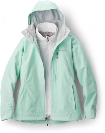 columbia nordic point ii interchange jacket womens