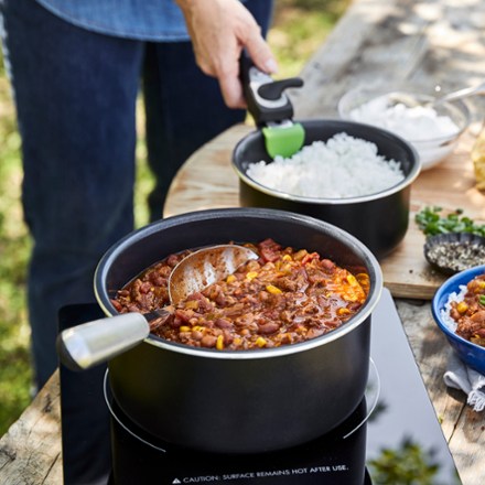 GreenPan Clip Series Ceramic Nonstick 3-Piece Saucepan Set with Removable Handle - 1.7 and 3.3 qts. 5