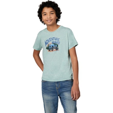 Free Country Super Soft Graphic Crew T-Shirt - Kids' 0