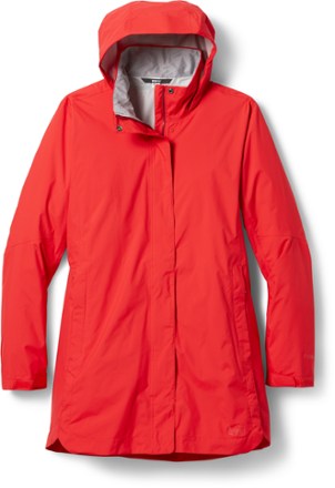REI Co-op Rainier Long Line Rain Jacket Women's Plus Sizes REI