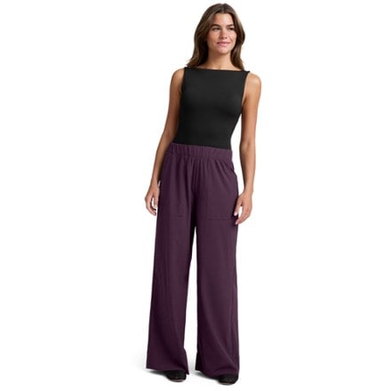 Beyond Yoga Stretch Woven Wide-Leg Pants - Women's 2