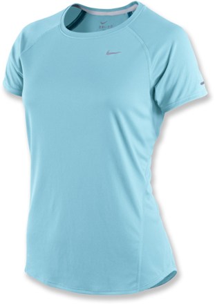 nike miler t shirt green