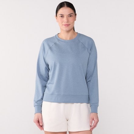 Vuori Long-Sleeve Halo Crew Pullover - Women's 1