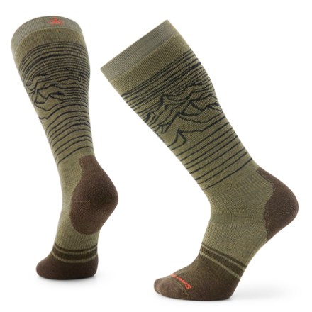 Smartwool Snowboard Full Cushion Iguchi Pattern OTC Socks 0