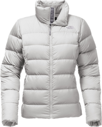 grey north face bubble jacket