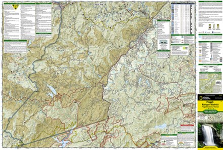 National Geographic Pisgah National Forest Trail Map 1