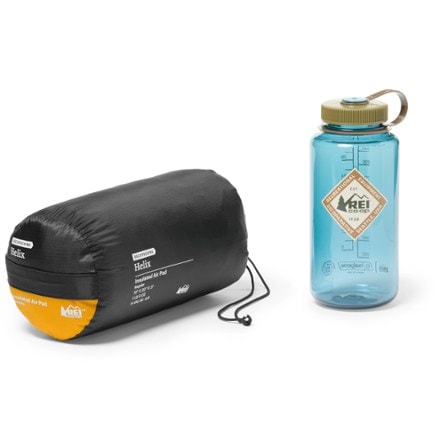REI Co-op Helix Insulated Air Sleeping Pad Stuff sack (32 fl. oz. bottle not included)