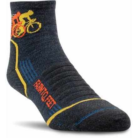 Farm to Feet American Trail Light Cushion 1/4 Crew Socks 0