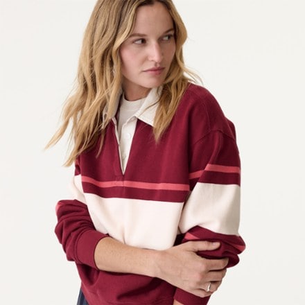 Marine Layer Cloud 9 Fleece Polo - Women's 4
