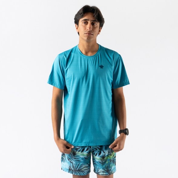 On Body Image of color Algiers Blue