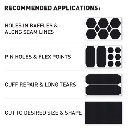 Gear Aid Tenacious Precut Repair Tape 1