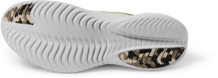 Saucony Kinvara 14 Road-Running Shoes - Men's Sole view (Citron/Black)