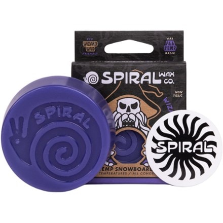 Spiral Wax Co. Wizard Wax All-Temp Snowboard Wax 2