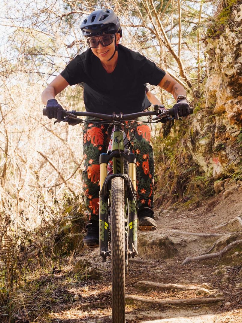 Location Image for All Time Zipper Snap Mid-Rise Bike Pants