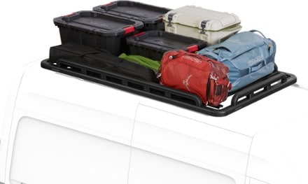 Yakima LockNLoad Perimeter Rail Kit E Accessories not included.
