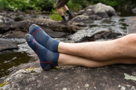 Darn Tough Light Hiker No Show Lightweight Hiking Socks - Men's 3
