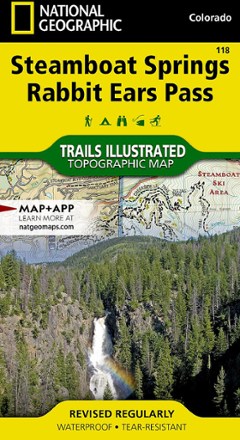 National Geographic Steamboat Springs/Rabbit Ears Pass Trail Map 0