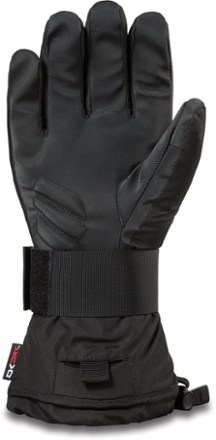 Mens Black & Black Ski Gloves Size 7.5 