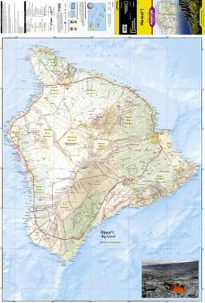 National Geographic Hawaii Adventure Travel Map 1