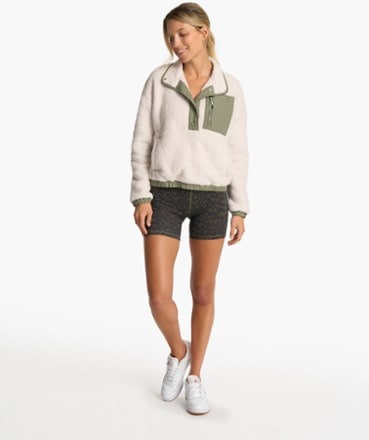 Vuori Cozy Sherpa Fleece Popover - Women's 8