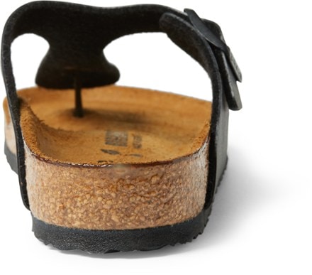 Birkenstock Gizeh Sandals - Kids' Back view (Black)