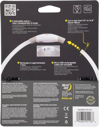 Nite Ize NiteHowl Mini Rechargeable LED Safety Necklace - Disc-O Select 8