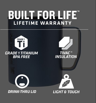 Stanley Stay-Hot Titanium Camp Mug - 12 fl. oz. 4