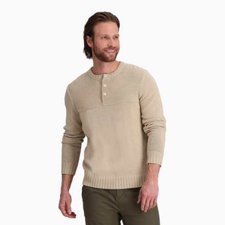 Royal Robbins Headlands Hemp Button Crew Sweater - Men's 1