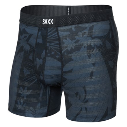 Saxx DropTemp Cooling Mesh Boxer Briefs - Men's 0