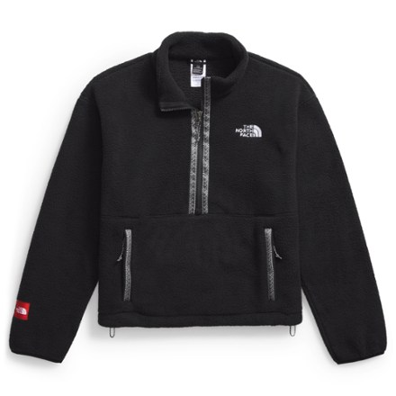 The North Face Women's Fleeski Quarter-Zip Pullover  Black XXL