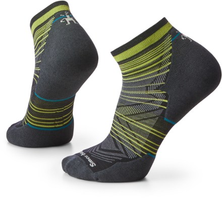 Smartwool Run Targeted Cushion Pattern Ankle Socks 0