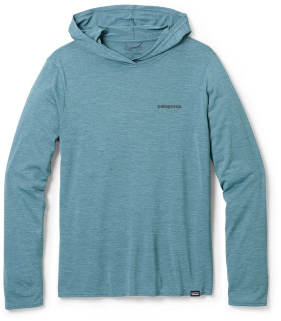 Patagonia Capilene Cool Daily Graphic Hoody Men's (Boardshort Logo: Utility Blue X-Dye)