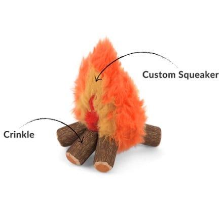 Play Pet Brands Camp Corbin Cozy Campfire Dog Toy 3