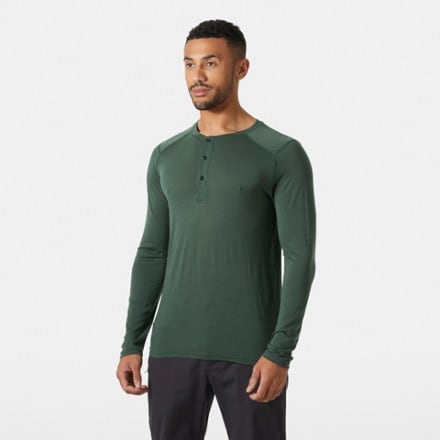 Helly Hansen HH Durawool Long-Sleeve Henley Base Layer Top - Men's 1