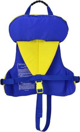 Stohlquist PFD - Infants' Back view (Yellow/Blue)