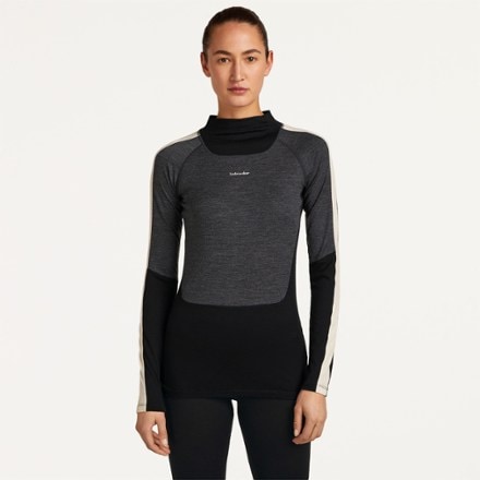 Icebreaker Merino 200 Oasis+ Long-Sleeve High Neck Base Layer Top - Women's 1