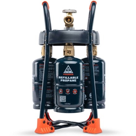 Ignik Pounder Refillable Propane Cylinder TapRack Refilling Device (not included) required for refilling