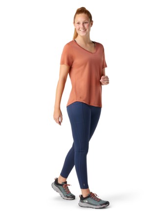 Smartwool Active Ultralite V-Neck T-Shirt - Women's 3
