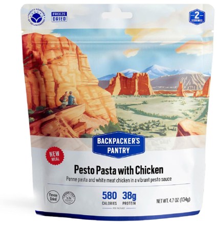 Backpacker's Pantry Pesto Pasta with Chicken - 2 Servings 0