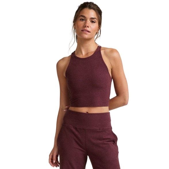On Body Image of color Midnight Burgundy Heather