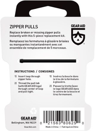 Gear Aid Zipper Pulls - Package of 5 3