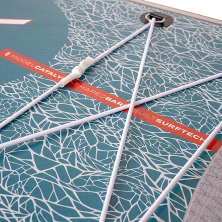 Surftech Surftech x Bark Catalyst Air-Travel Inflatable Stand Up Paddle Board with Paddle - 10'2" 9