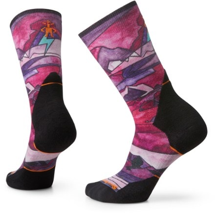 Smartwool Athlete Edition Run Print Crew Socks - Women's 0